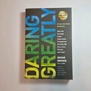 Daring Greatly by Brené Brown, Paperback, Personal Growth & Self-Help Book
